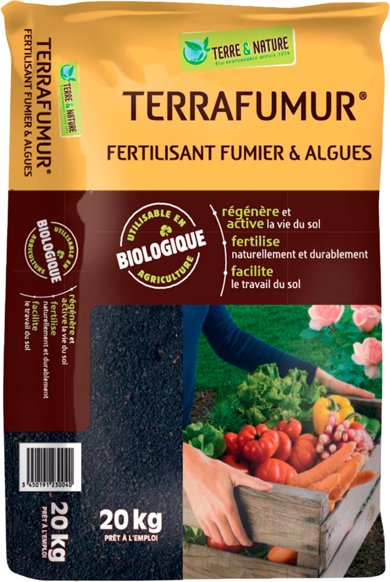FERTILISANT FUMIER ET ALGUES "TERRAFUMUR"