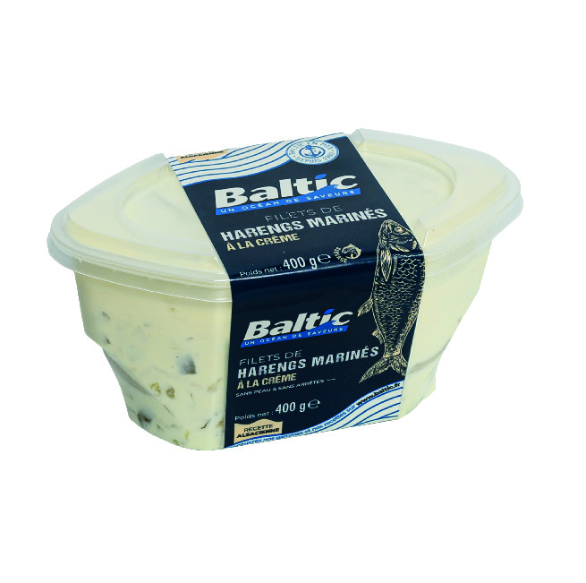 FILETS DE HARENGS À LA CRÈME