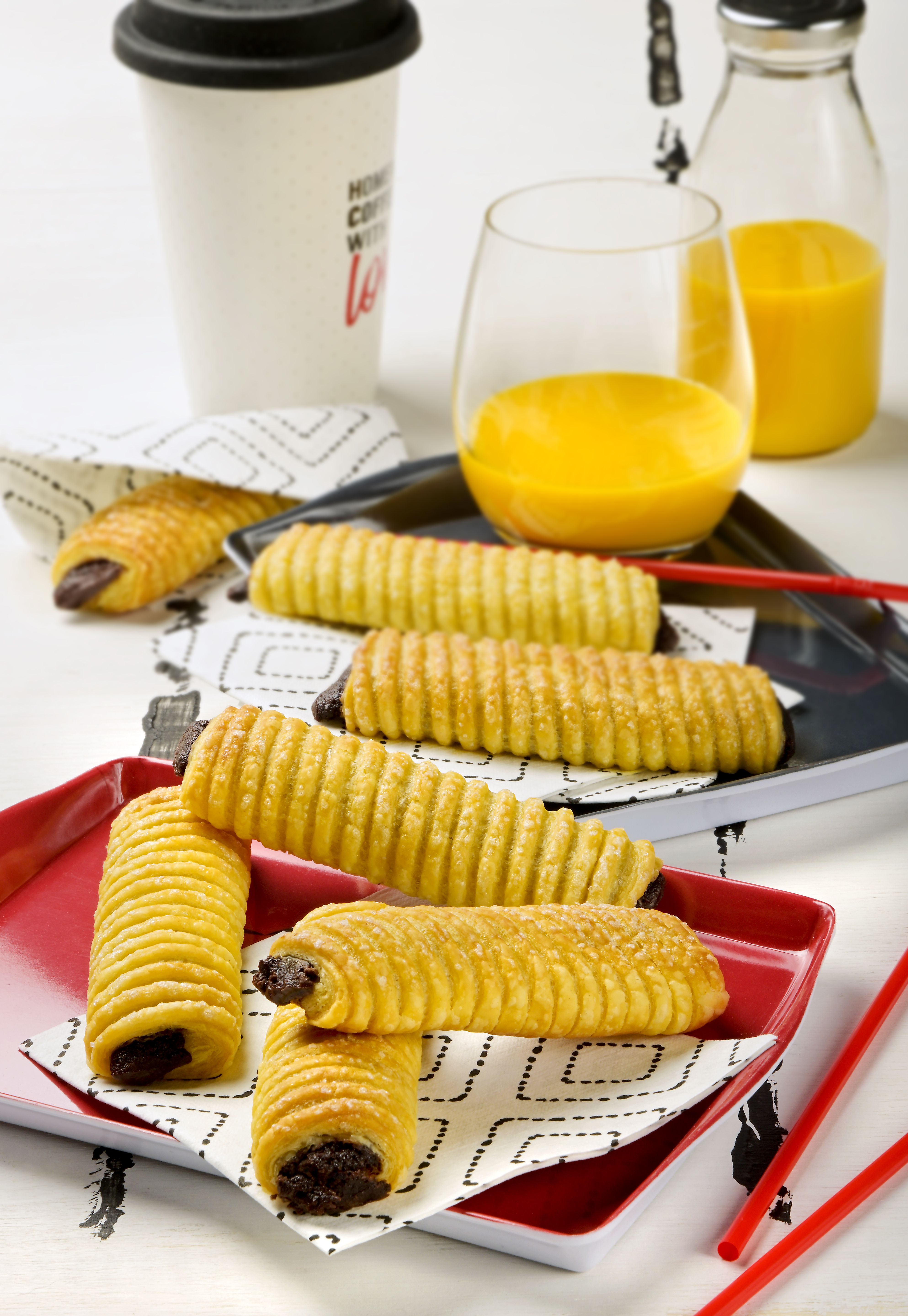 PAINS FOURRÉS
CHOCOLAT NOISETTE X4