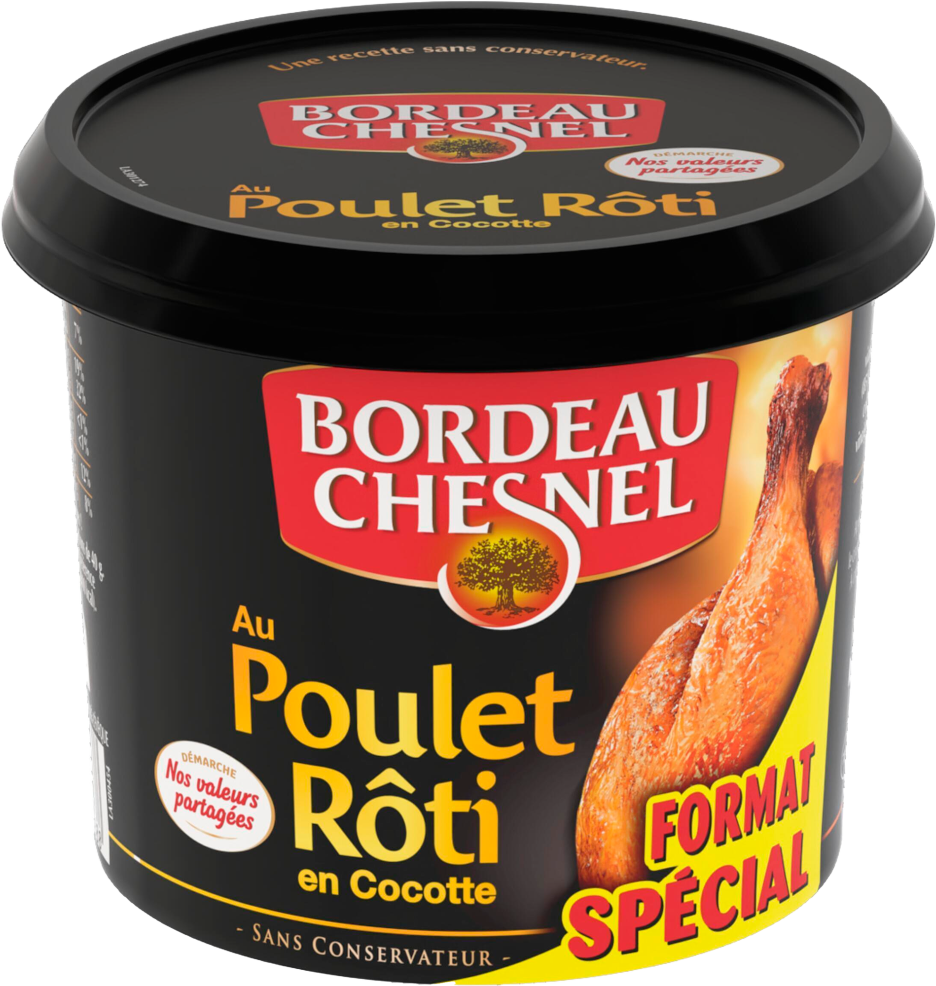 Rillettes de poulet rôti format spécial