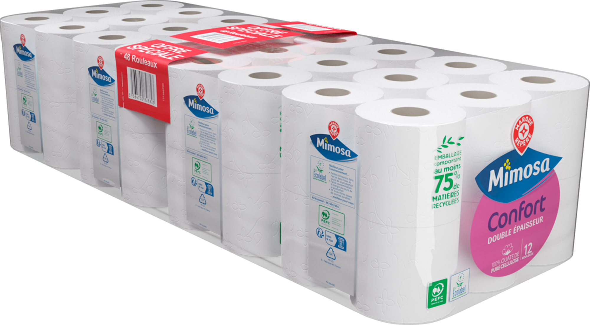 PAPIER TOILETTE - DOUBLE ÉPAISSEUR