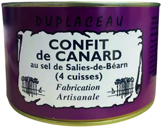 CUISSES DE CANARD CONFITES X4