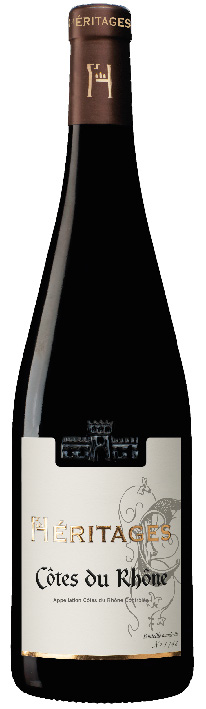 A.O.P(1) CÔTES DU RHÔNE(3) HERITAGES