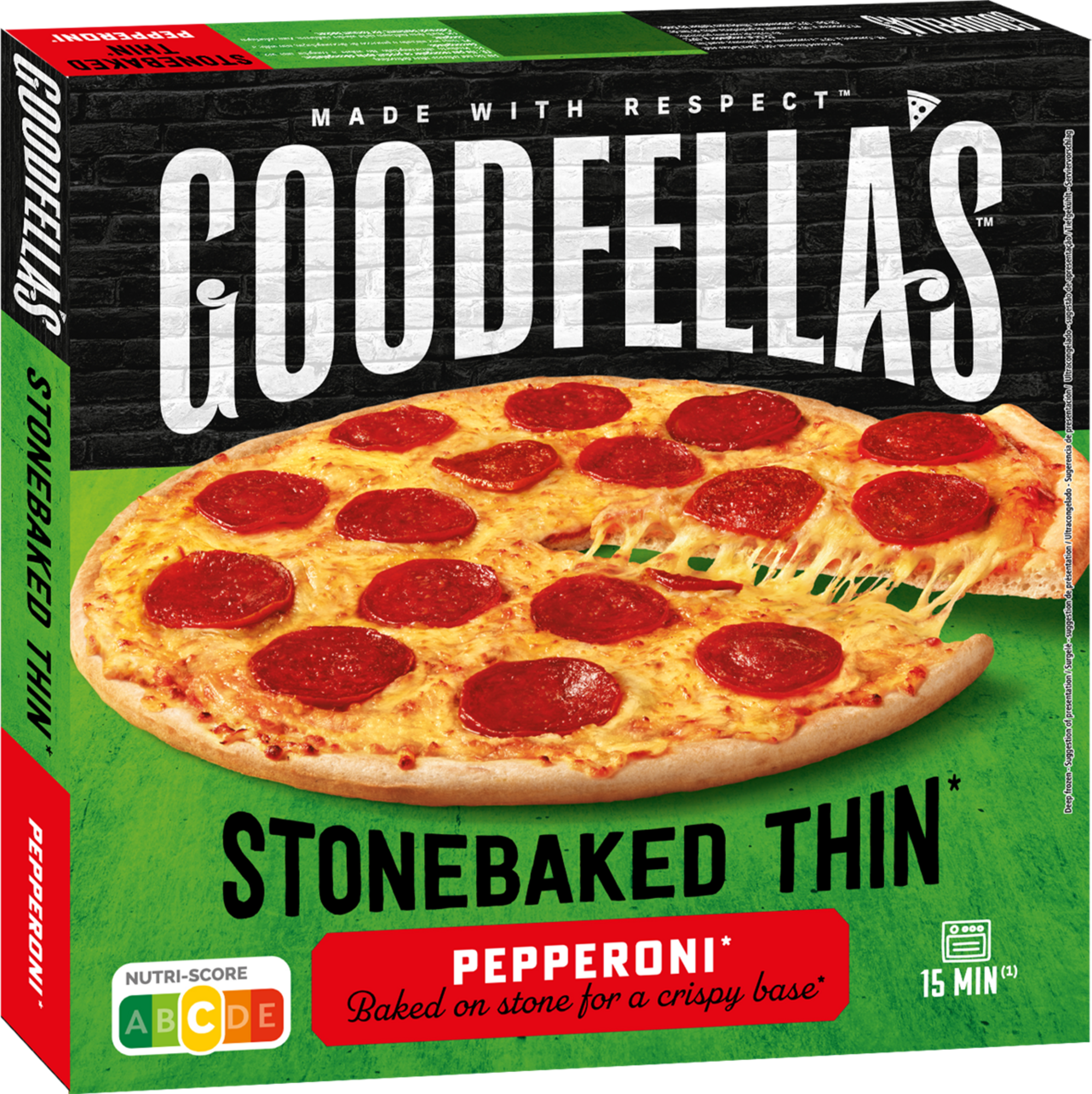 Pizza pepperoni surgelée
"GOODFELLAS"