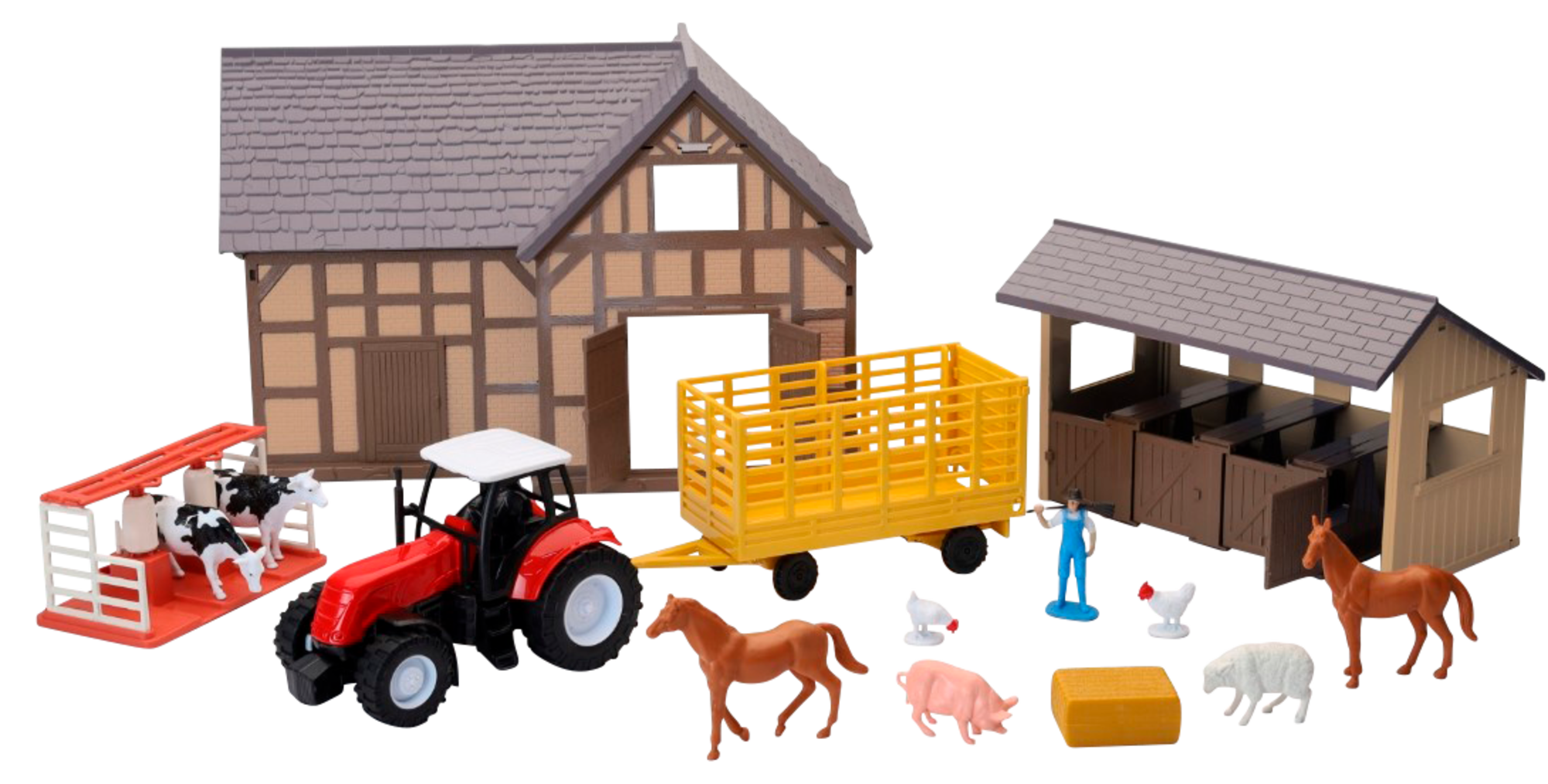 MAISON DE FERME avec TRACTEUR