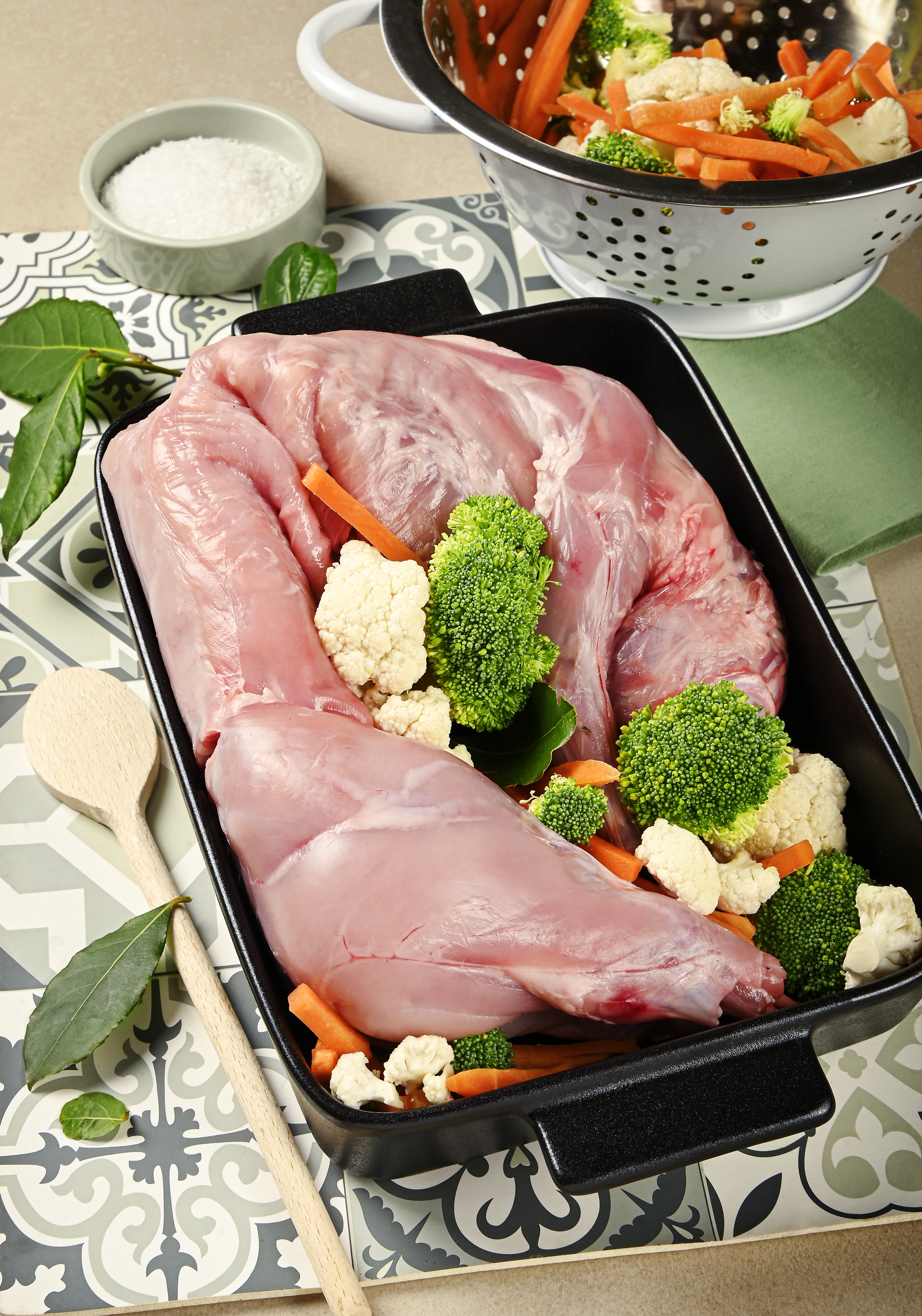 LAPINS ENTIERS SOUS FOURREAU X2