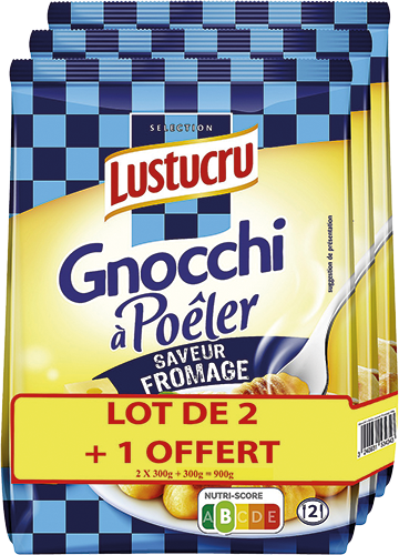 GNOCCHI À POÊLER SAVEUR FROMAGE