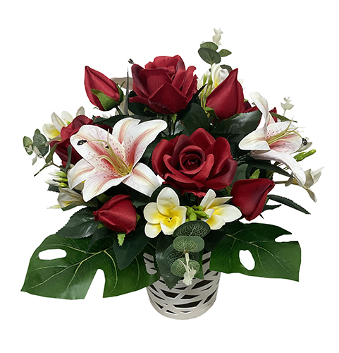 Coupe BETINA
(Roses, lys, glarines)