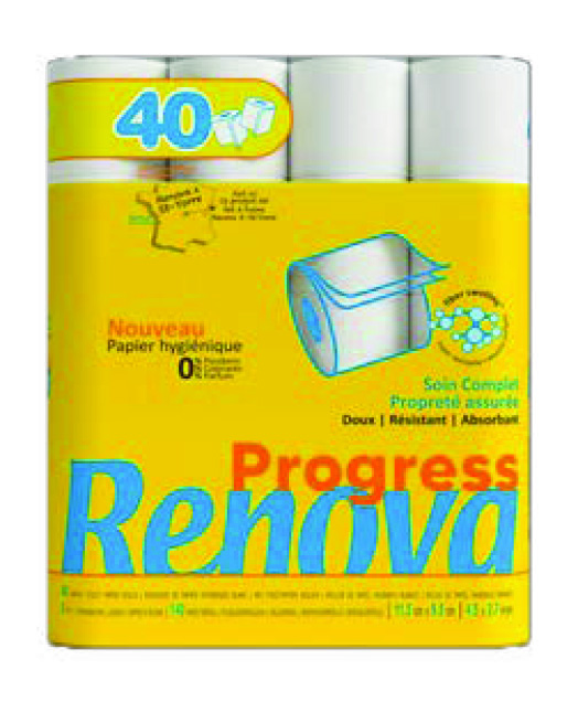 PAPIER HYGIÉNIQUE PROGRESS RENOVA