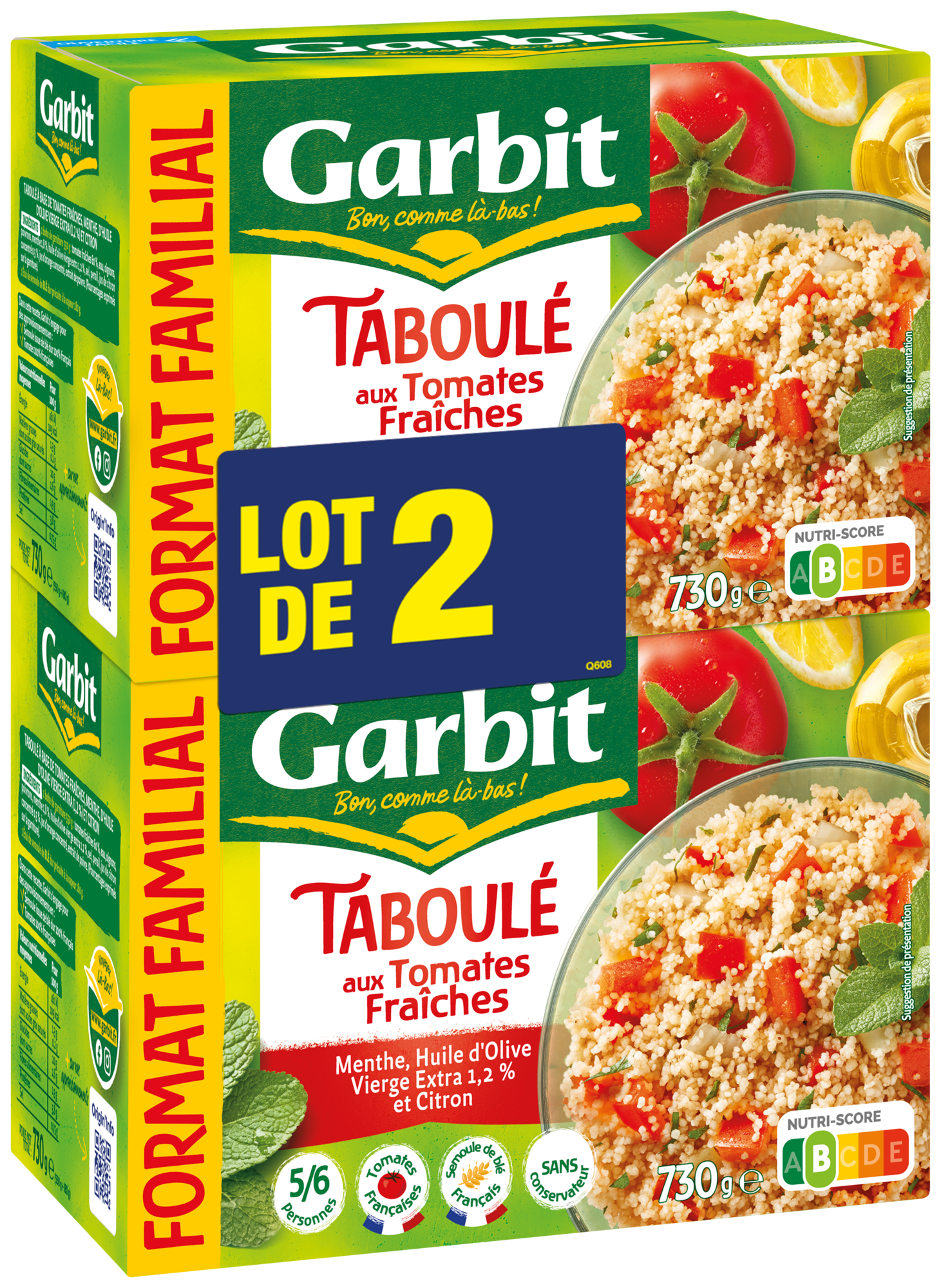 TABOULÉ AUX TOMATES FRAÎCHES