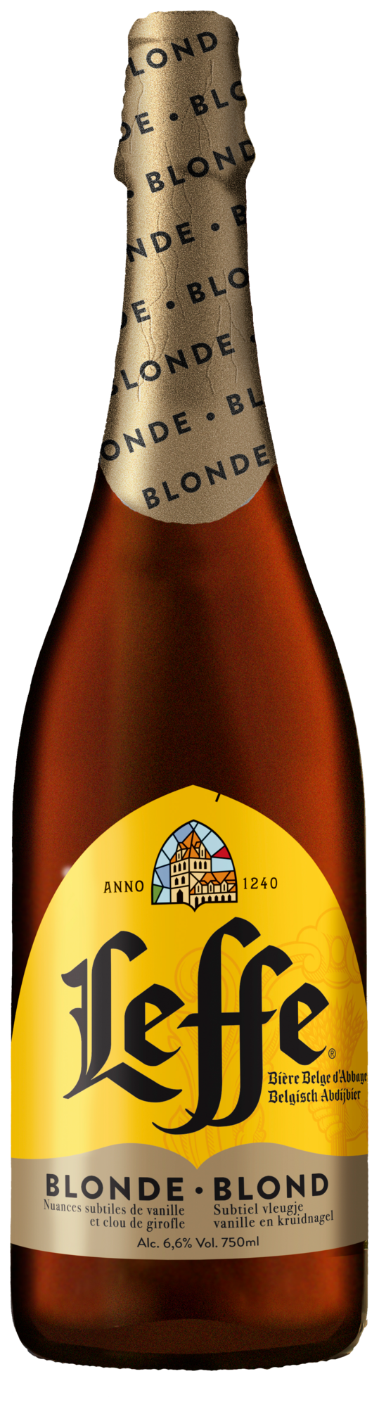 BIÈRE BLONDE BELGE D'ABBAYE