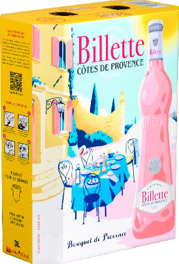 A.O.P(1) CÔTES DE PROVENCE BILLETTE