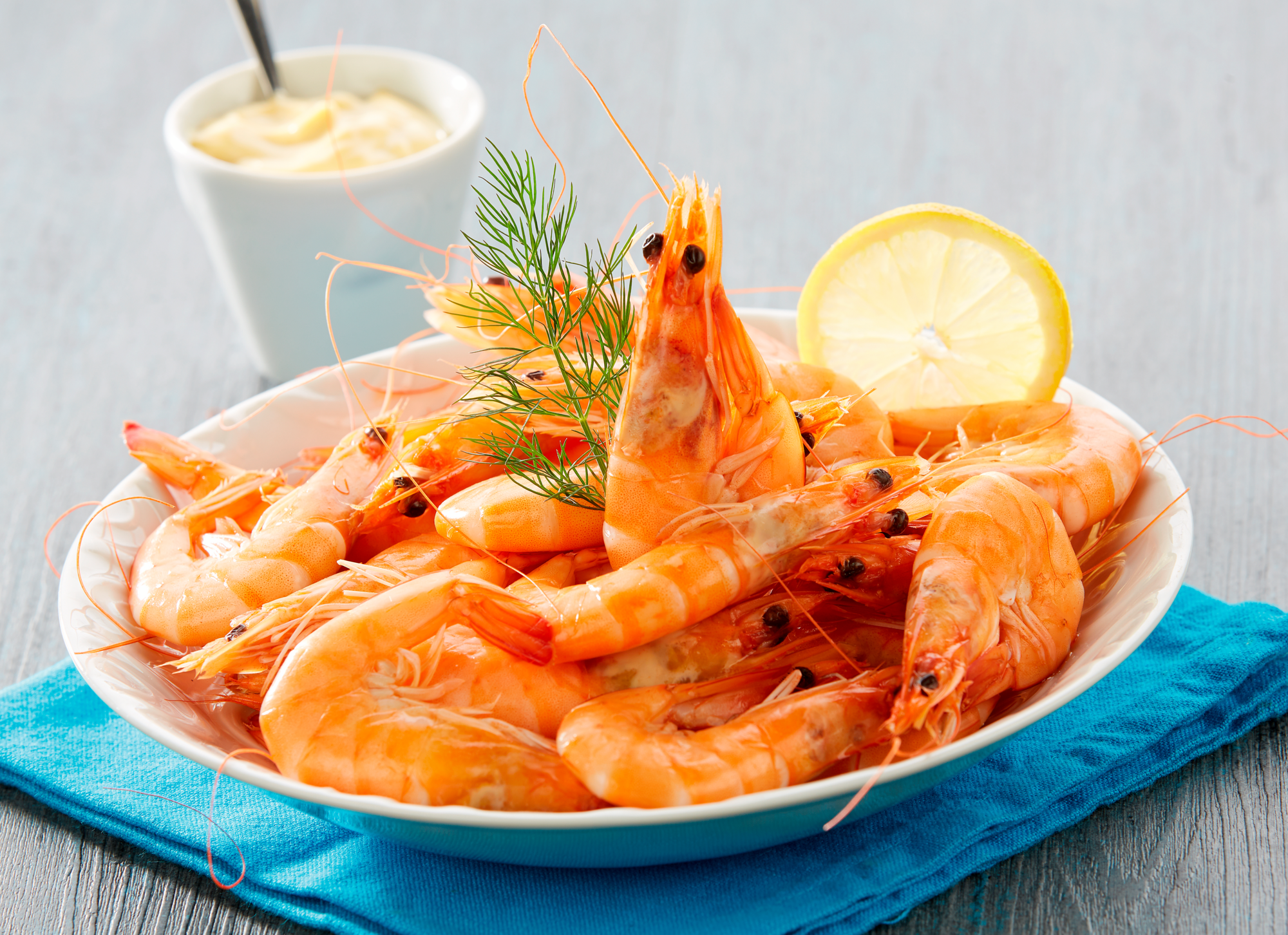 Crevettes cuites