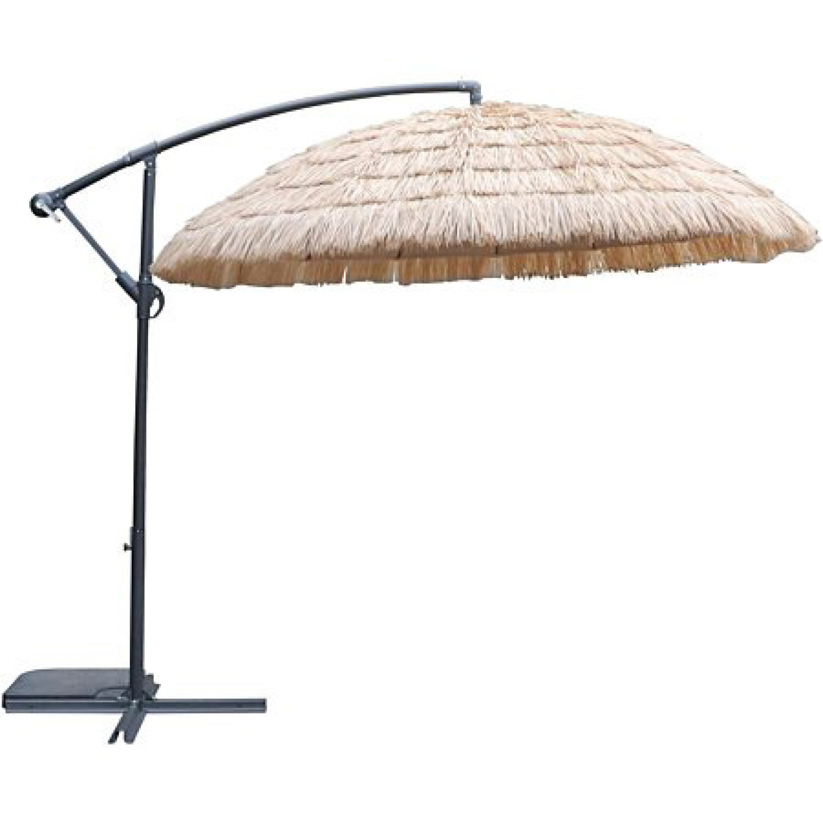 PARASOL DÉPORTÉ ROND À FRANGE