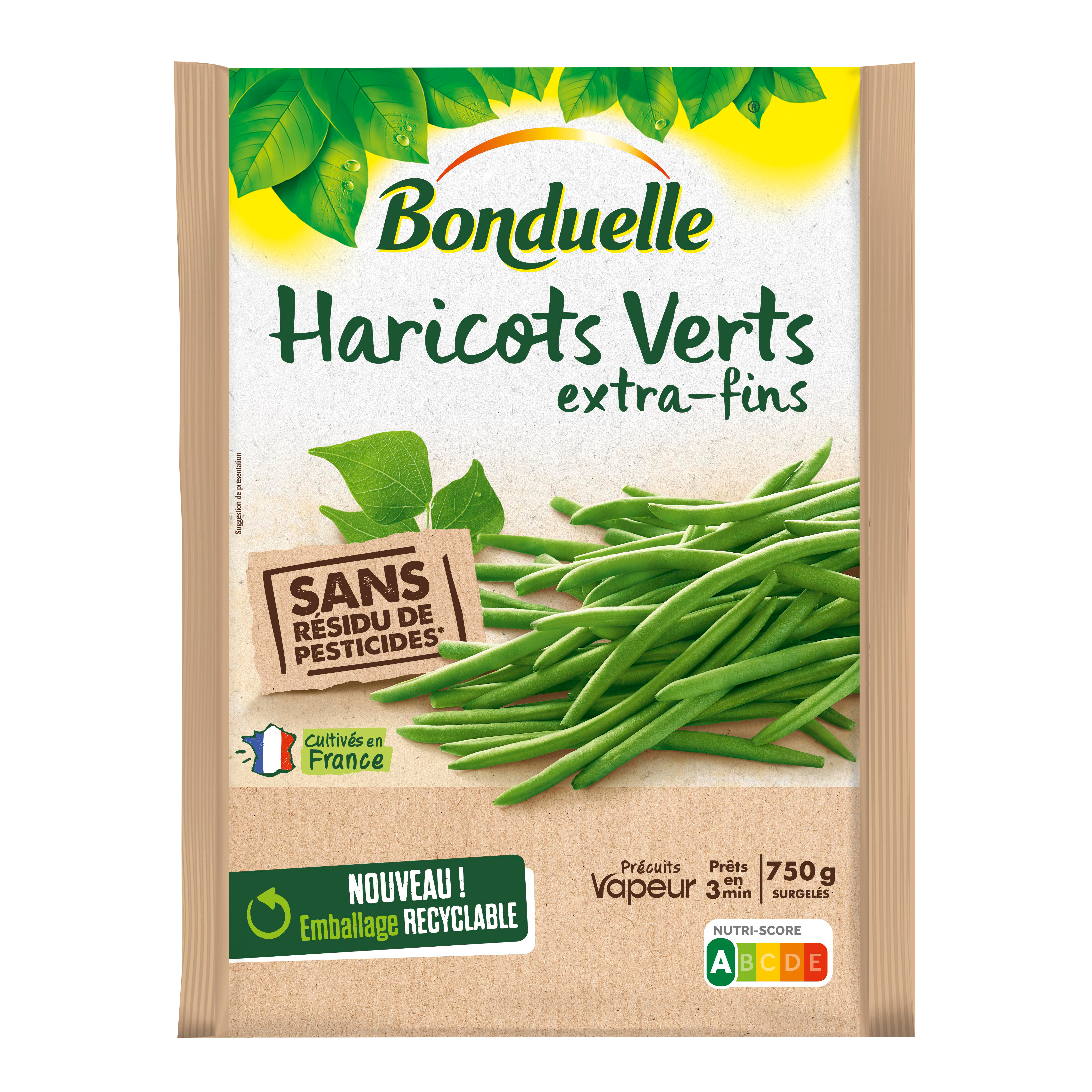 HARICOTS VERTS EXTRA-FINS SURGELÉS