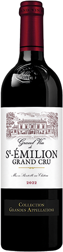 AOP SAINT-ÉMILION GRAND CRU ROUGE “GRAND VIN DE ST-ÉMILION” 2022