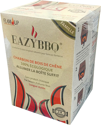 EAZYBBQ CHARBON DE BOIS DE CHÊNE