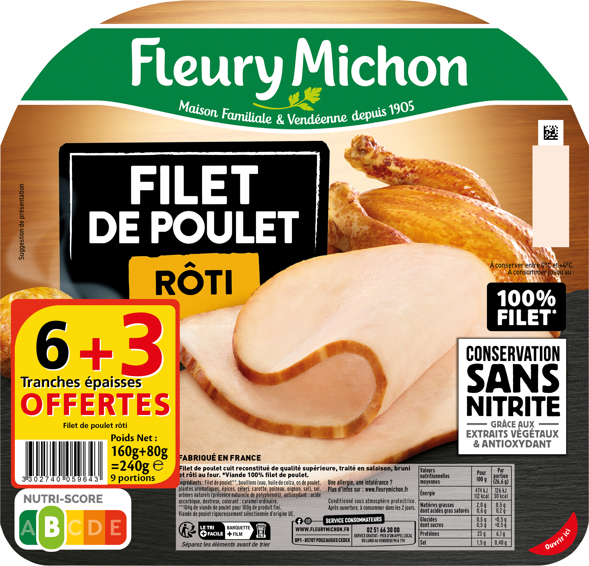 FILET DE POULET RÔTI