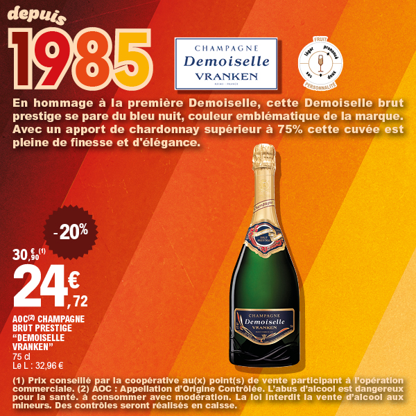 AOC(1) CHAMPAGNE BRUT PRESTIGE