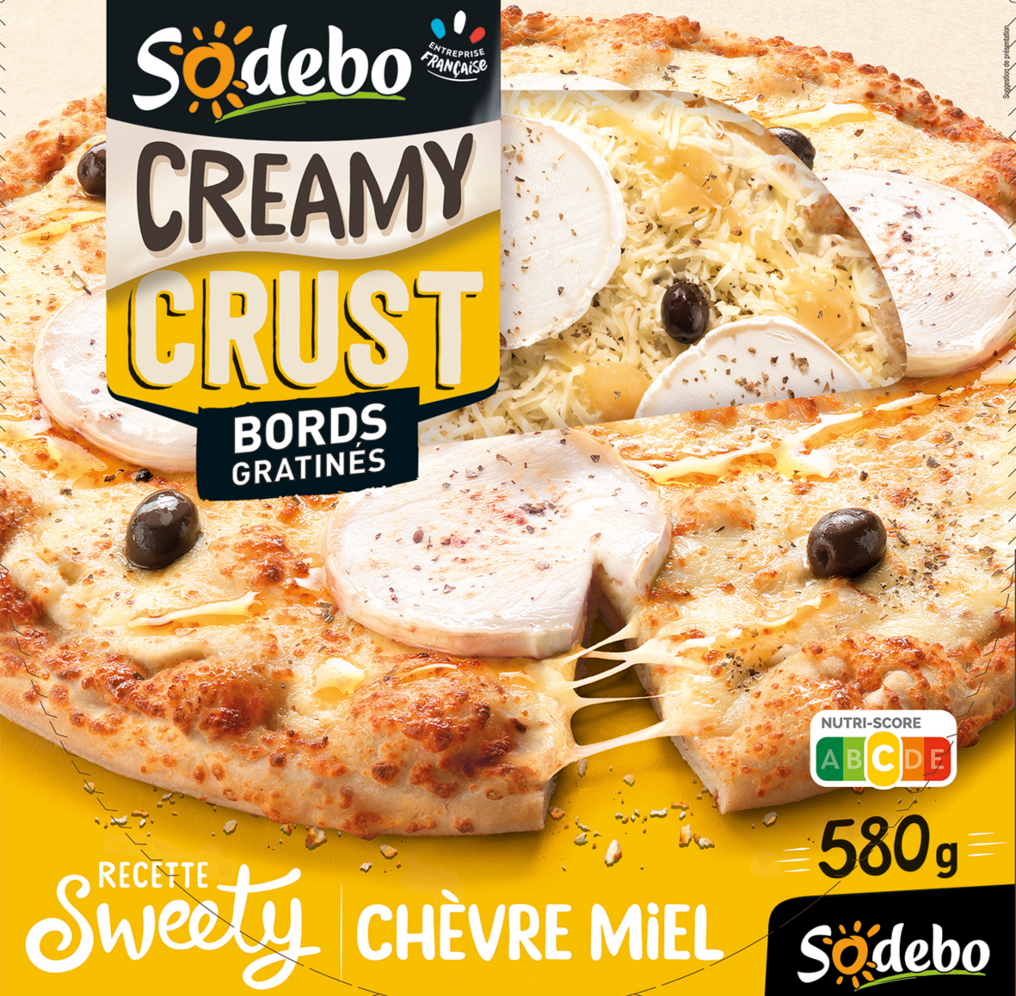 Pizza Creamy Crust Recette Sweety Chèvre miel