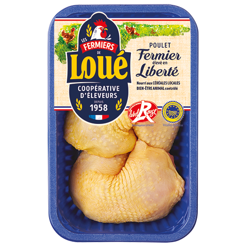 2 CUISSES DE POULET FERMIER IGP LABEL ROUGE