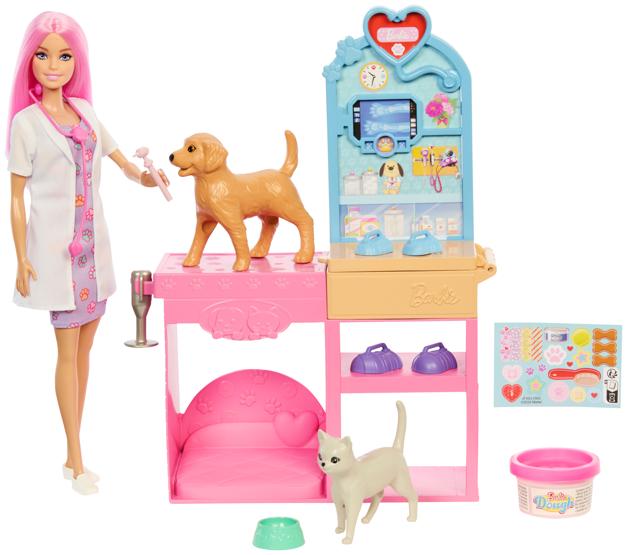 1. clinique vétérinaire de Barbie
2. Barbie gymnaste