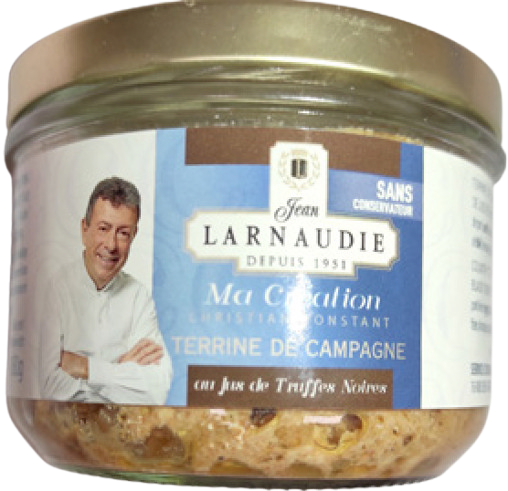TERRINE DE CAMPAGNE AU JUS DE TRUFFES NOIRES