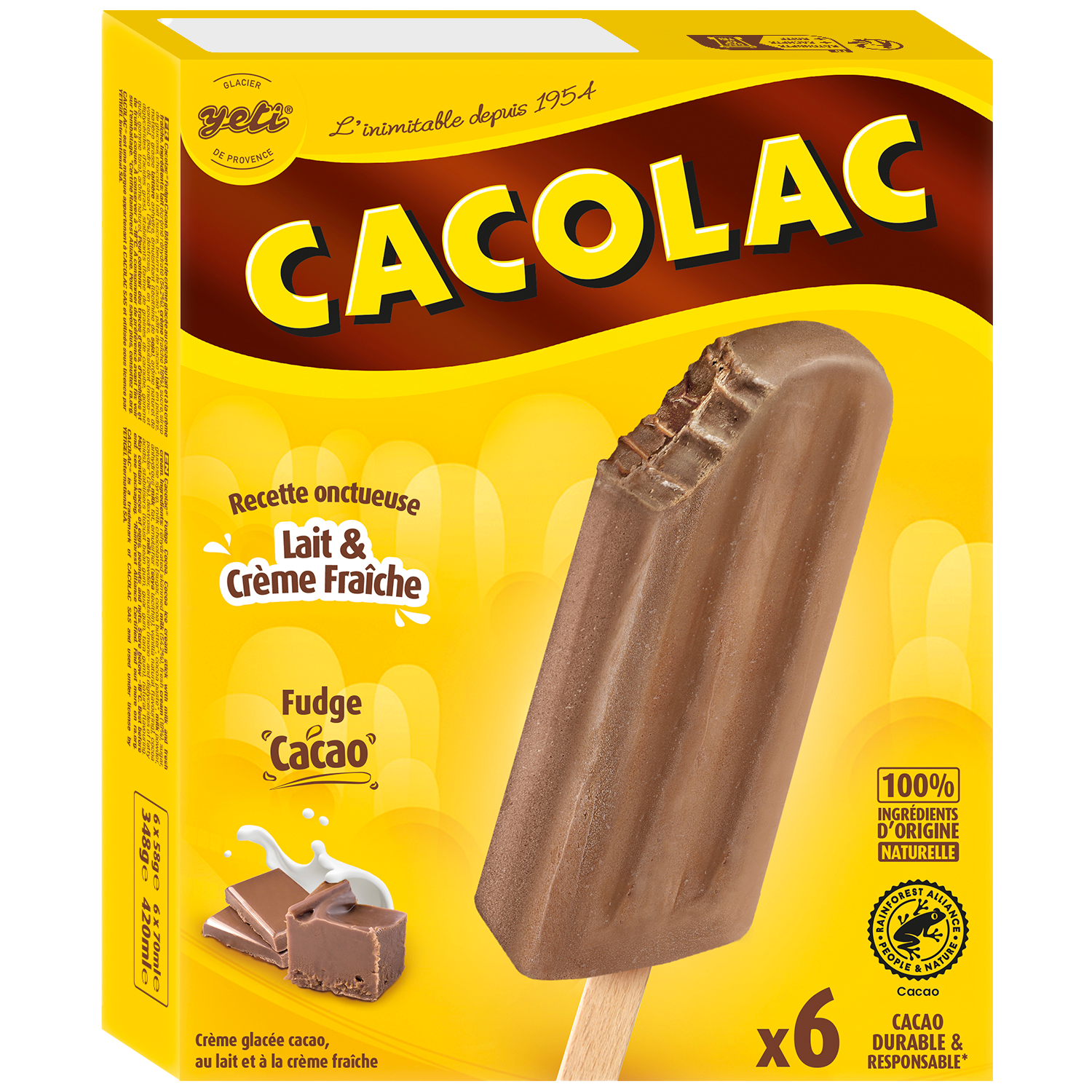 6 BATONNETS CREME GLACEE