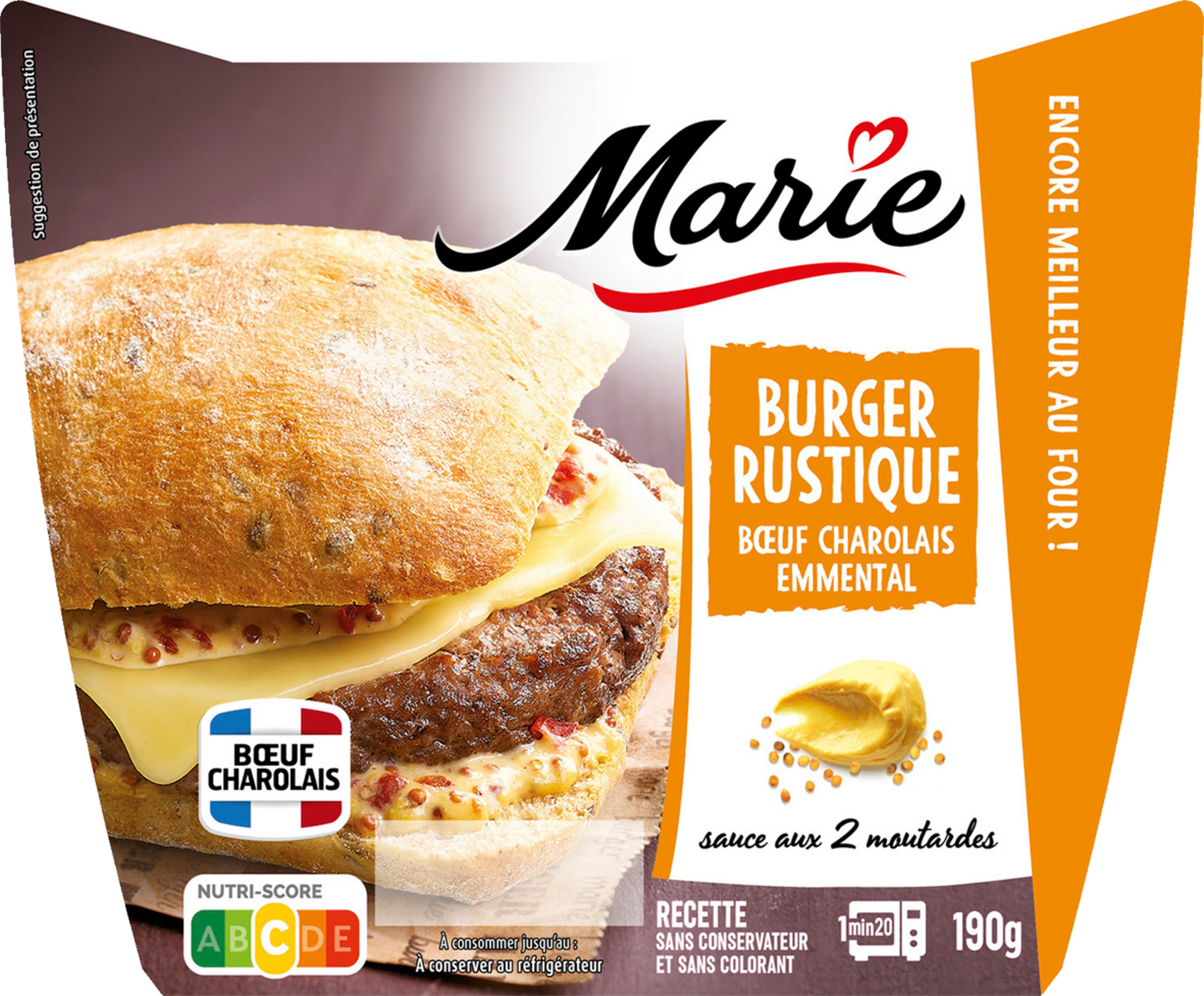 Burger rustique
