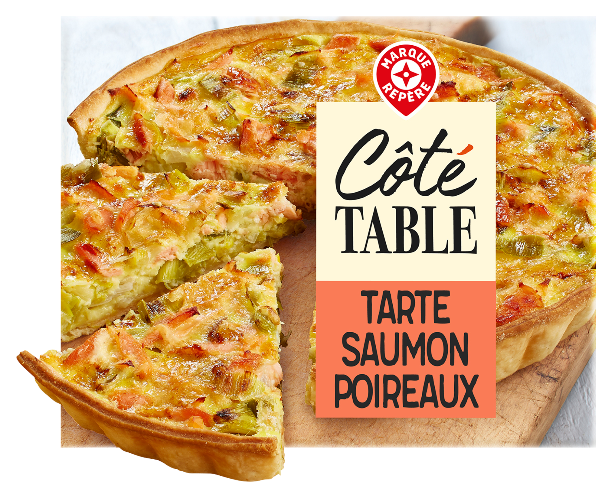 TARTE SAUMON POIREAUX SURGELÉE