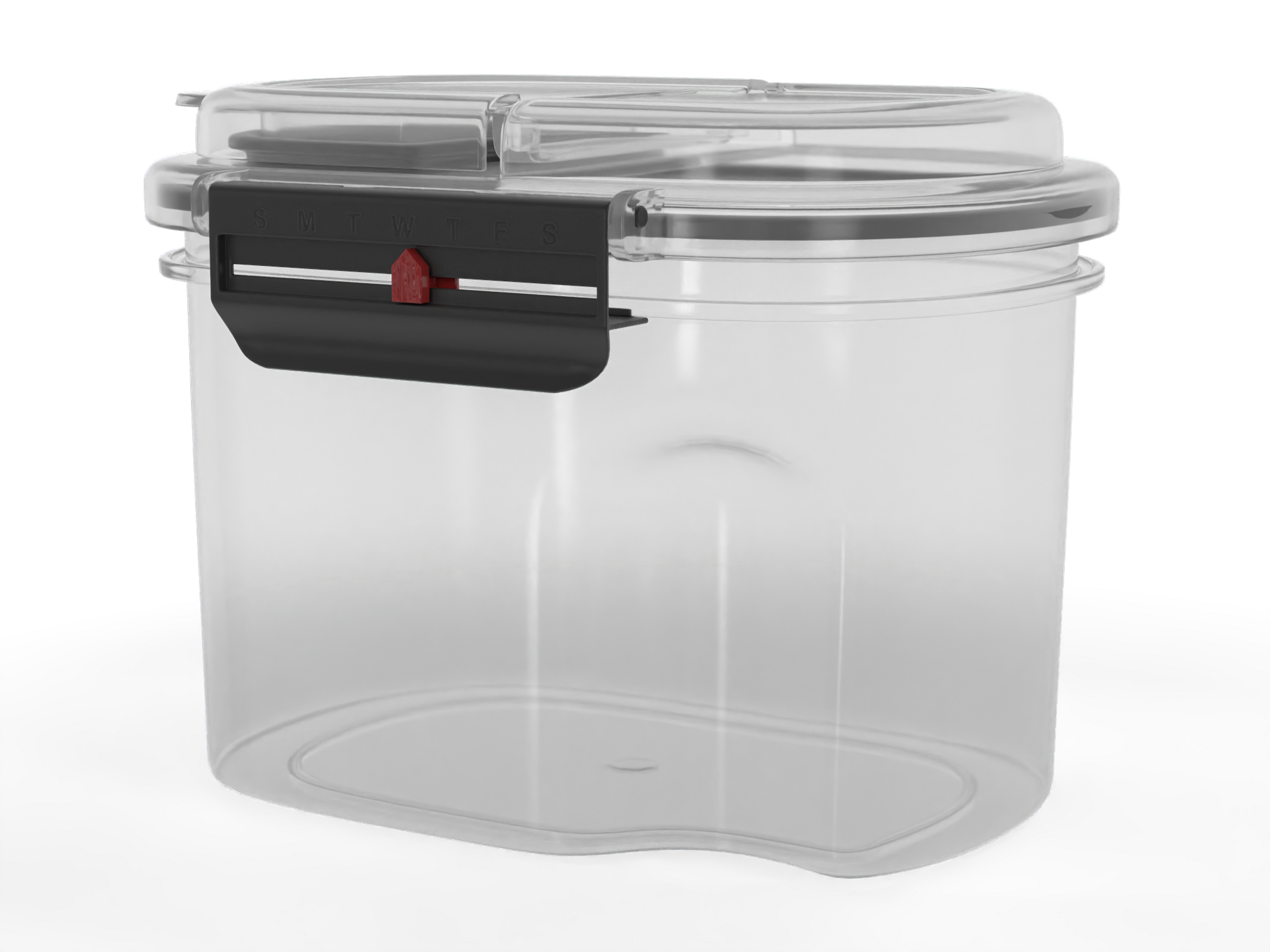 BOÎTE ALIMENTS SECS AVEC COUVERCLE CLIPS