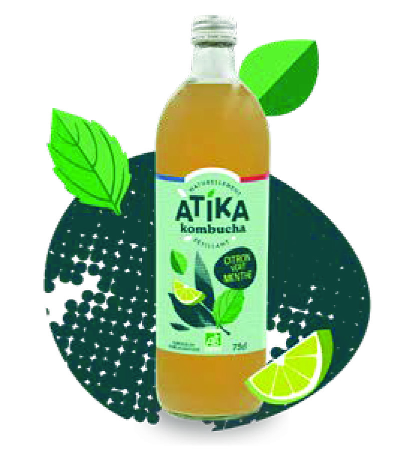 KOMBUCHA CITRON VERT MENTHE