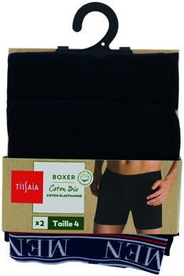 LOT DE 2 BOXERS OU DE 2 SLIPS HOMME
