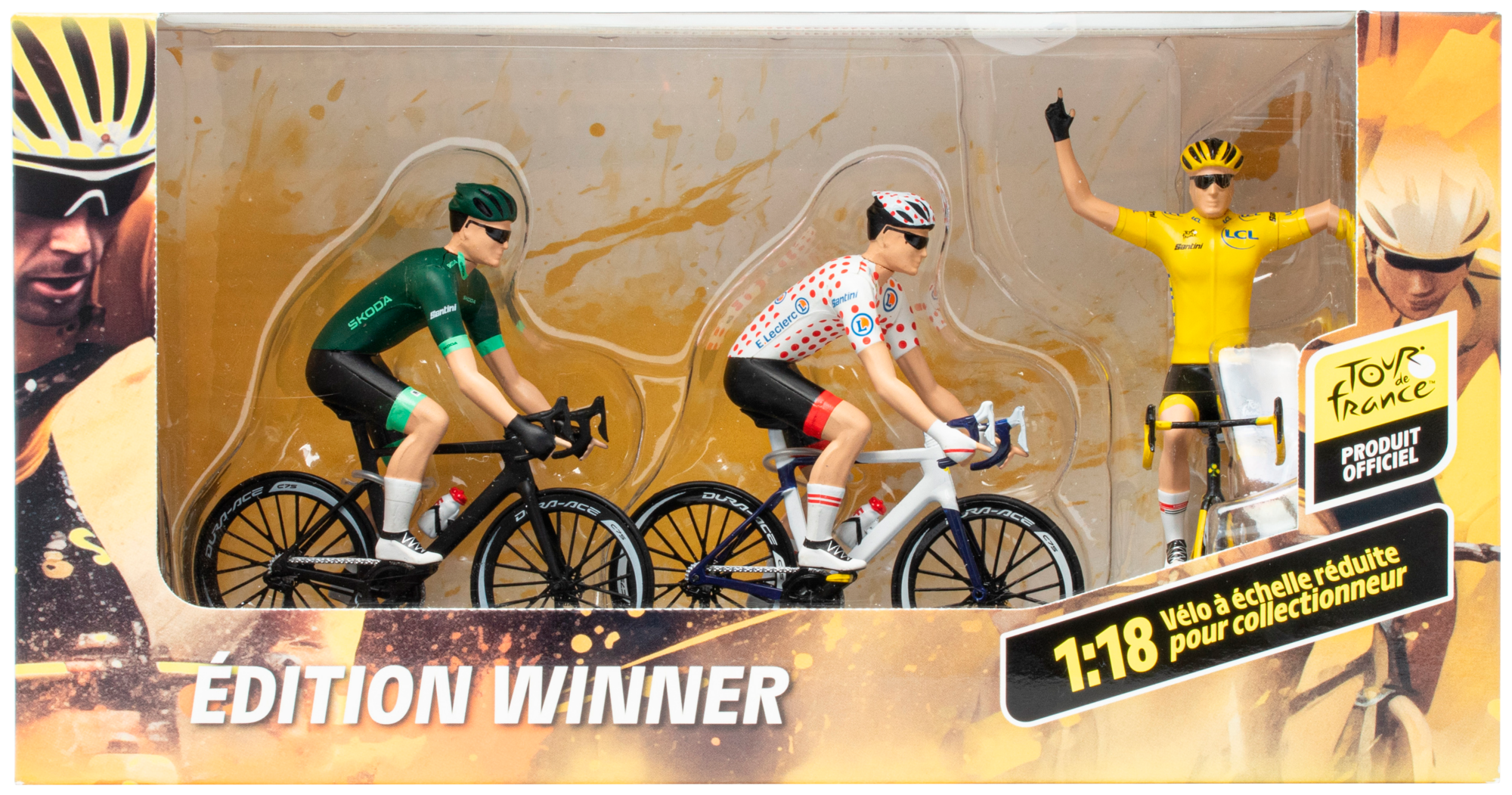 COFFRET 3 CYCLISTES éDITION WINNER