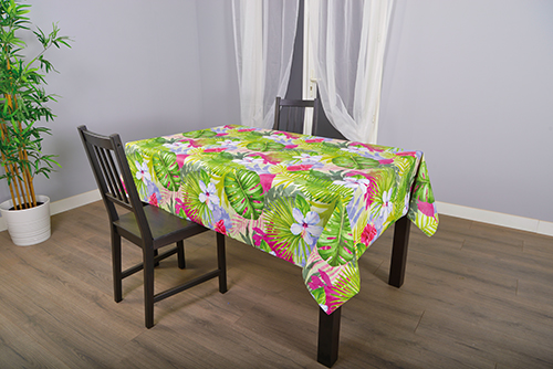 TOILE CIRÉE RECTANGULAIRE 
IBIS VERT OU EXO VERT