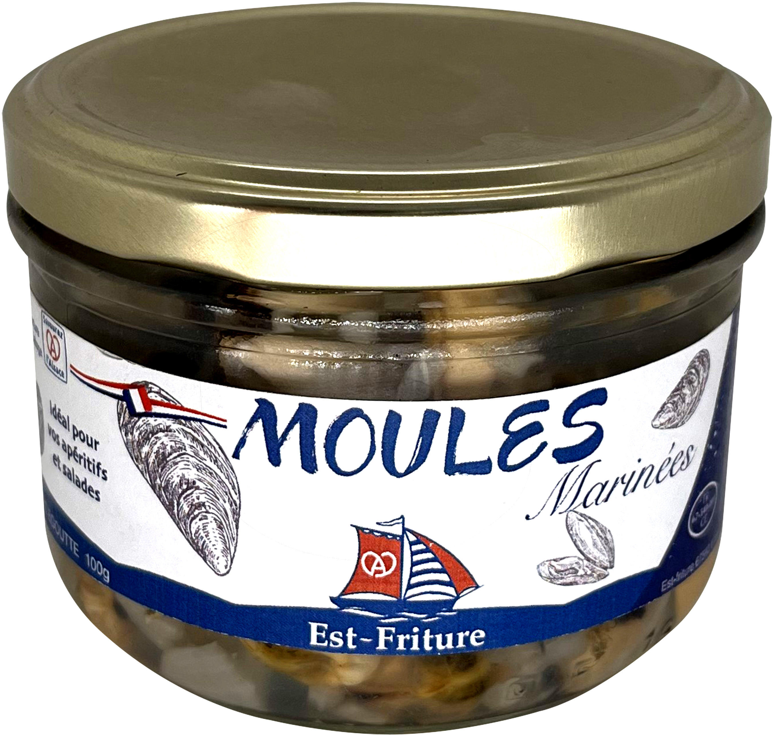 BOCAL DE MOULES MARINÉES