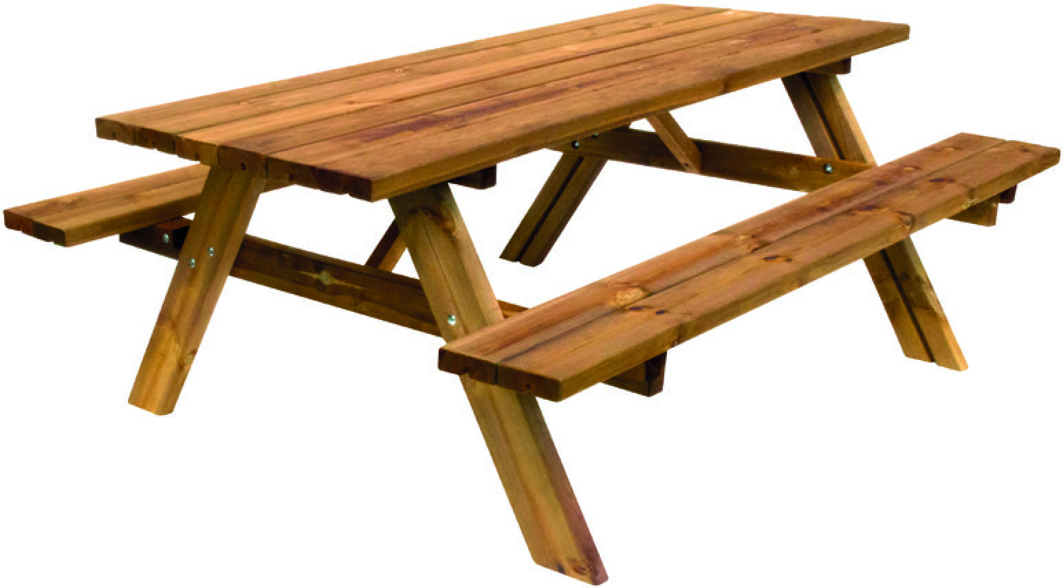 TABLE FORESTIÈRE AVEC BANCS