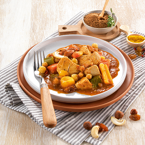 TAJINE DE POULET AUX FRUITS SECS