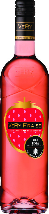 BOISSON À BASE DE VIN ROSÉ FRAISE VERY FRAISE