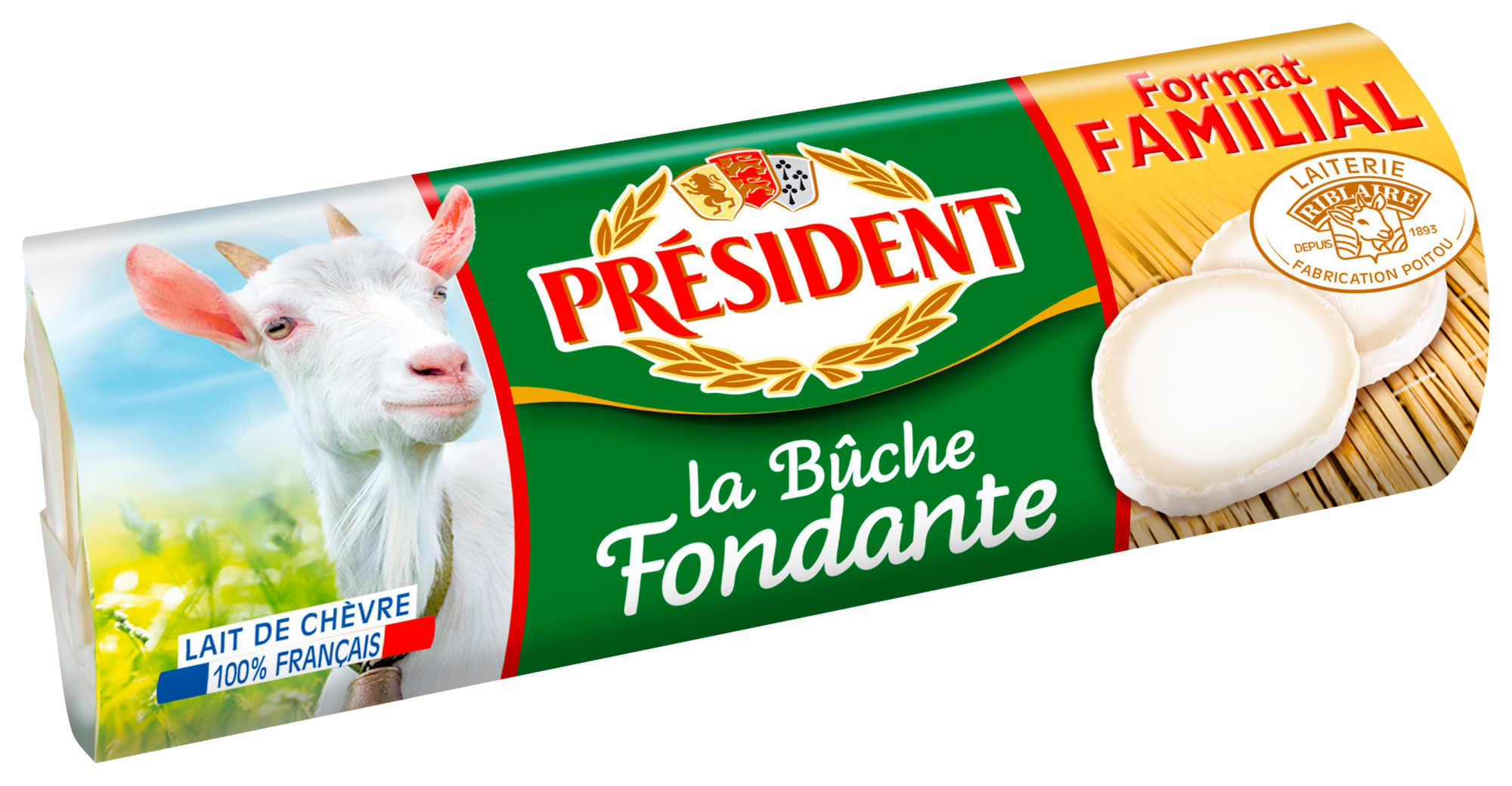 La bûche fondante Format familial 24% Mat.Gr.