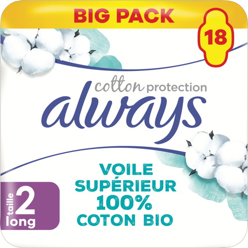 SERVIETTES BIO COTTON PROTECTION