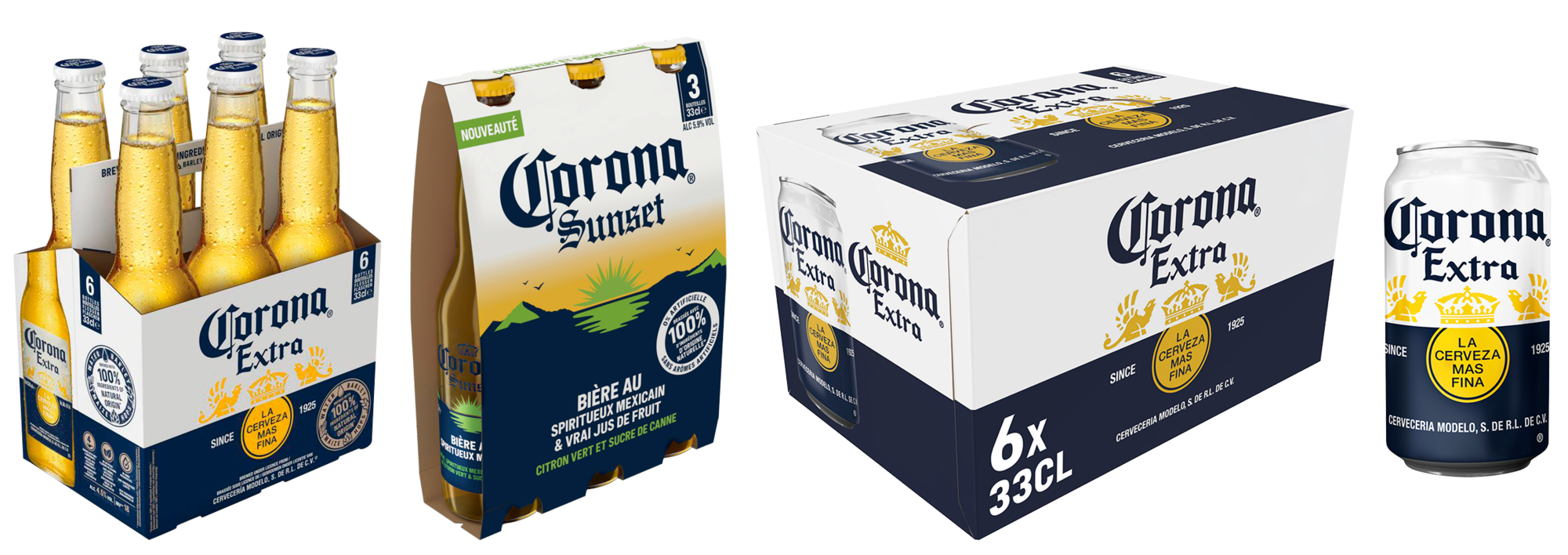 SUR LES PRODUITS PRÉSENTS EN MAGASIN DE LA GAMME "CORONA".