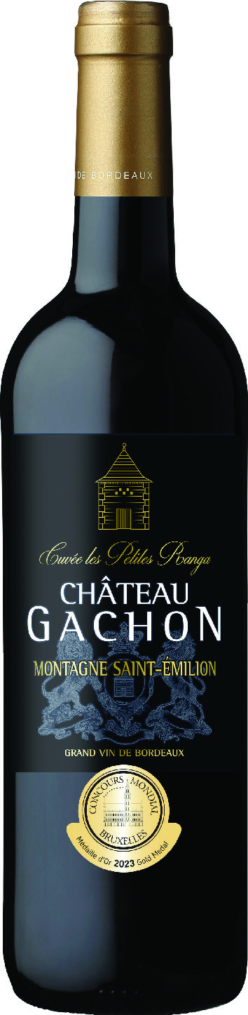 A.O.P(1) MONTAGNE SAINT-ÉMILION CHÂTEAU GACHON CUVÉE LES PETITES RANGA