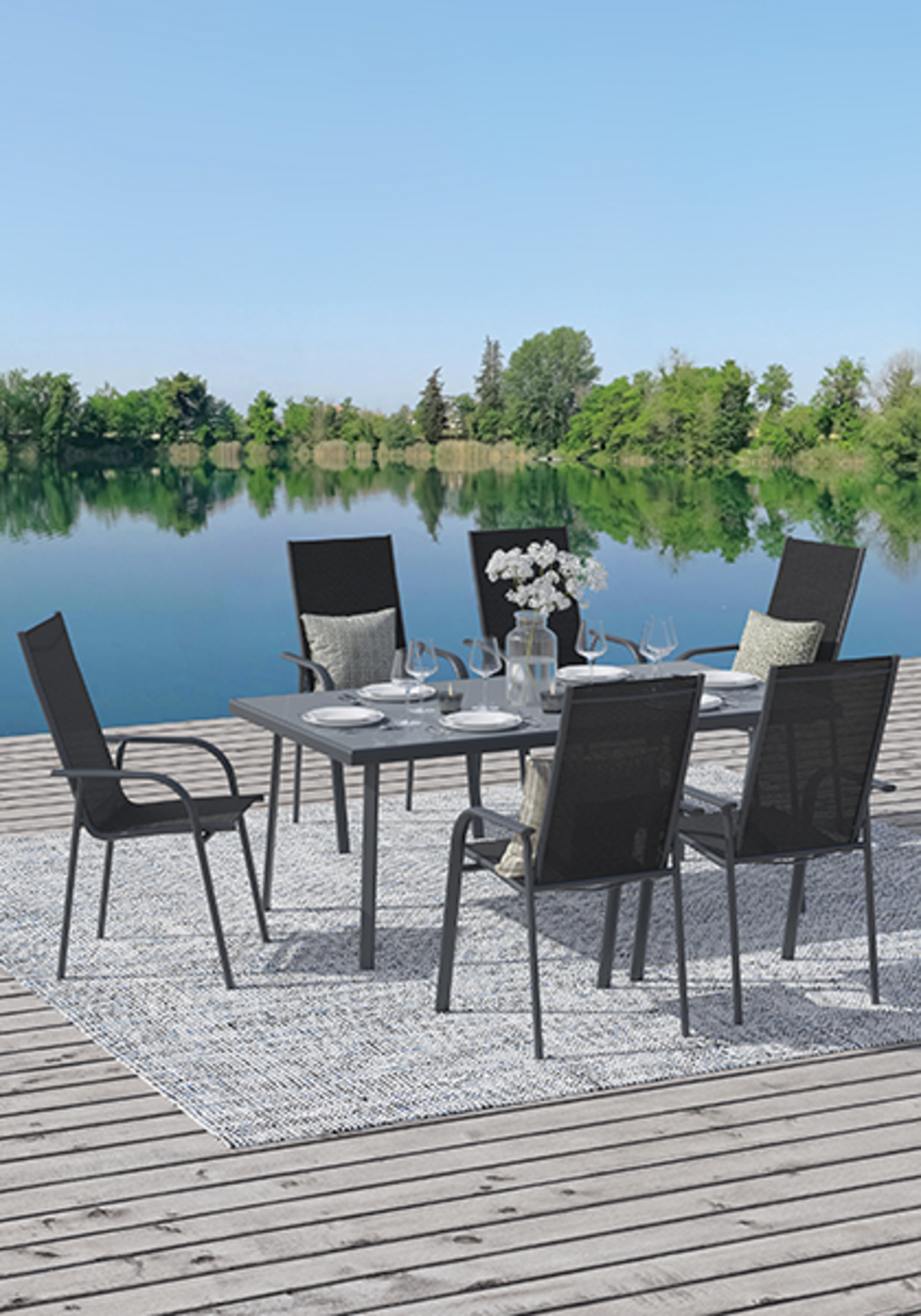 ENSEMBLE DÉJEUNER 7 PIÈCES 