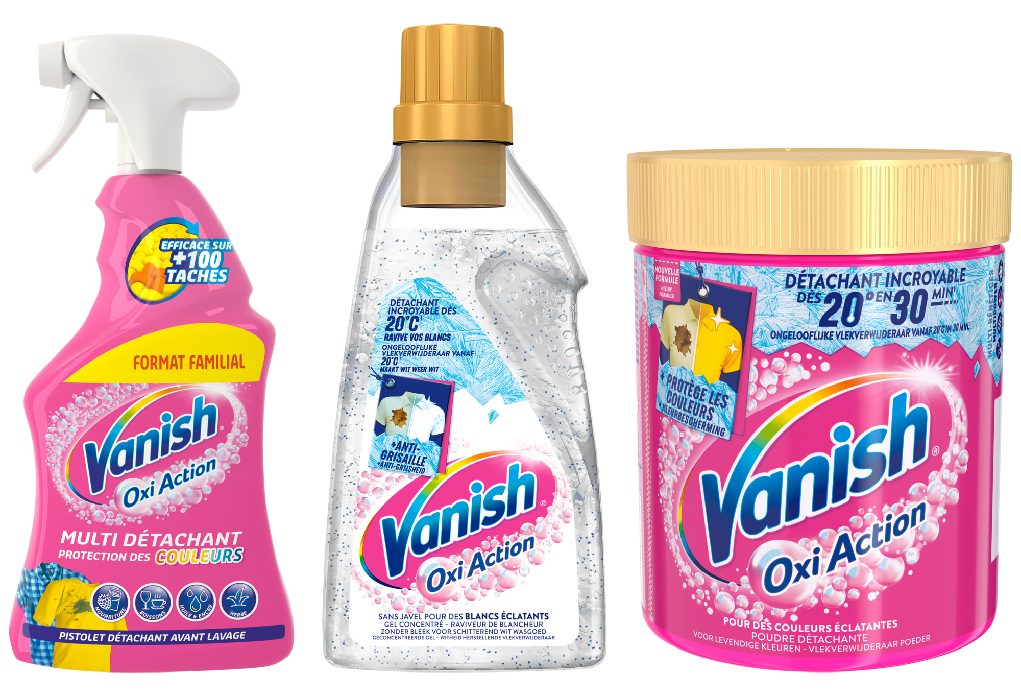SUR LES PRODUITS PRÉSENTS EN MAGASIN DE LA GAMME "VANISH"