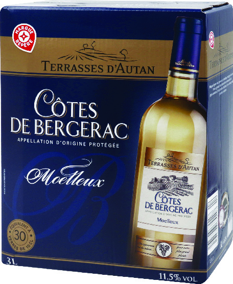 A.O.P(1) CÔTES DE BERGERAC TERRASSES D’AUTAN