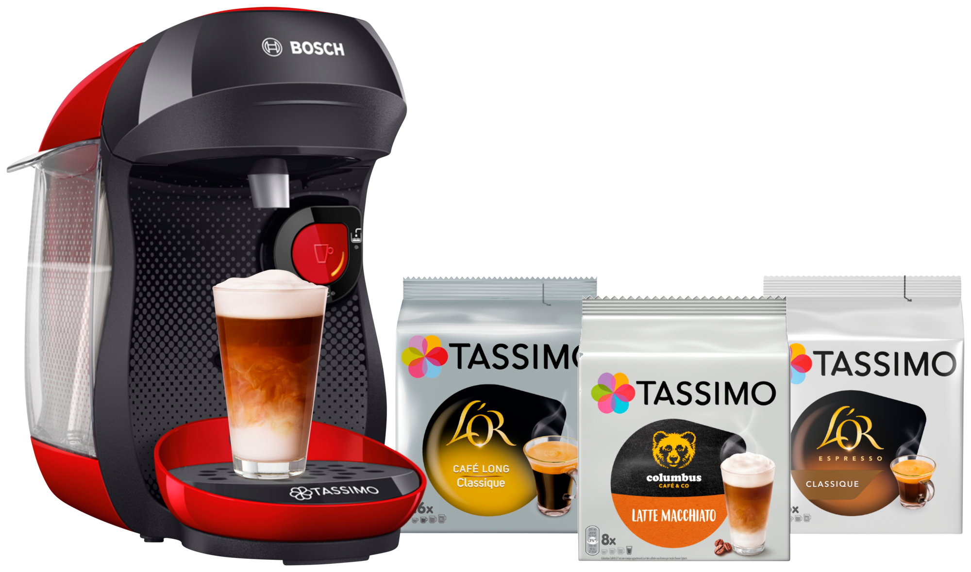 PACK MACHINE A DOSETTE TASSIMO + DOSETTES