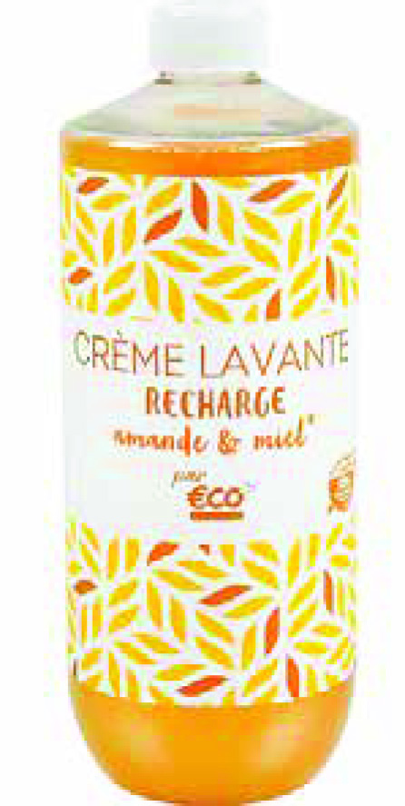RECHARGE CRÈME LAVANTE AMANDE ET MIEL