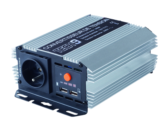 CONVERTISSEUR DE TENSION 12V/230V - 300 WATTS