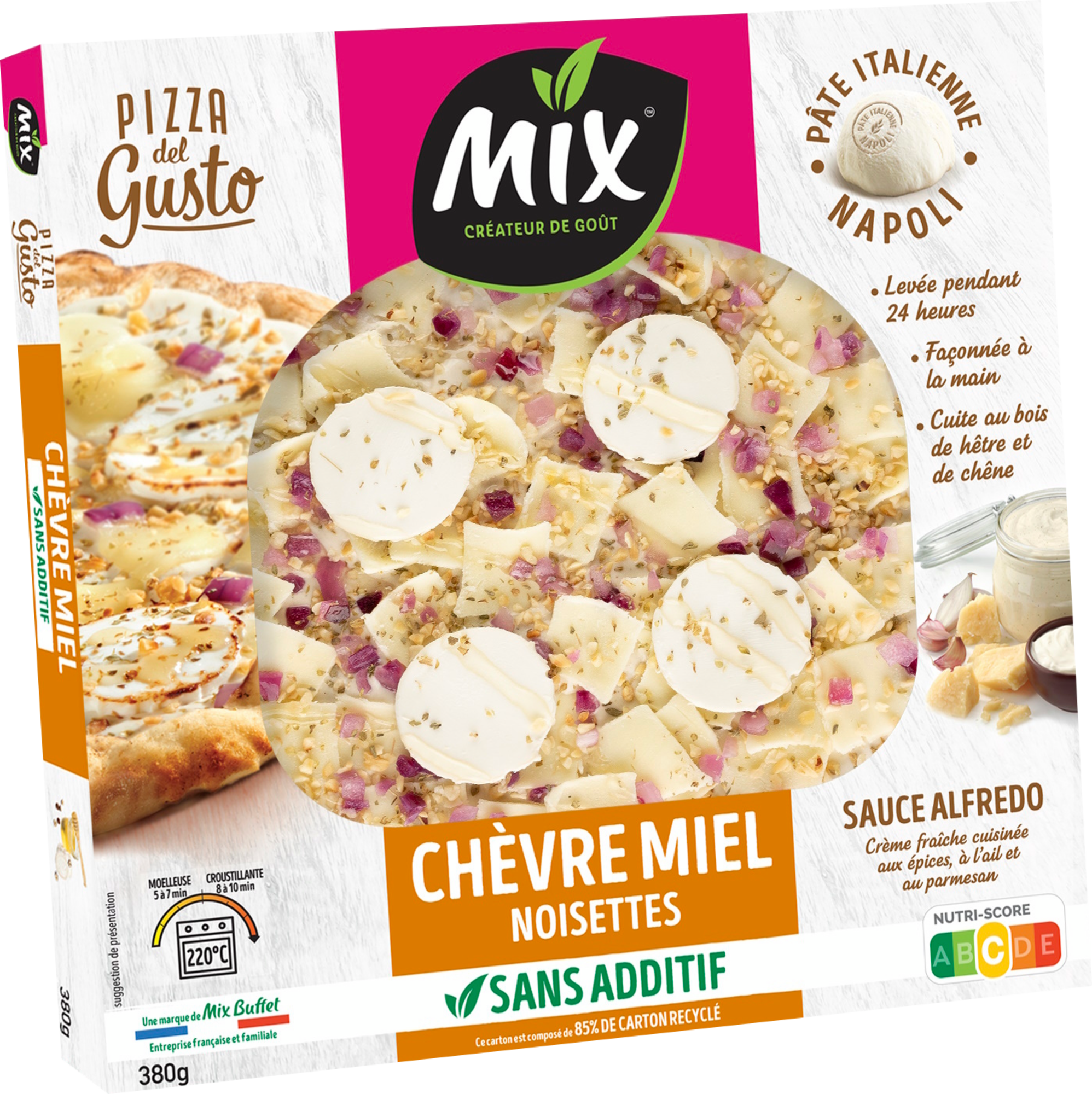 Pizza chèvre Miel sans additif